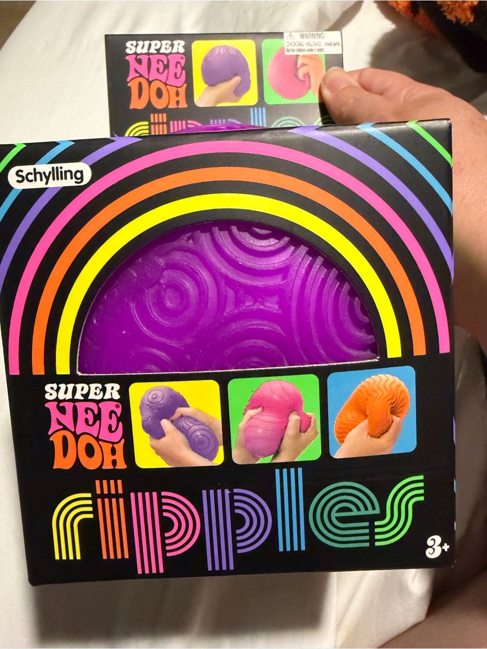 Super NeeDoh Rippies Sensory Squishy Toy - Purple
